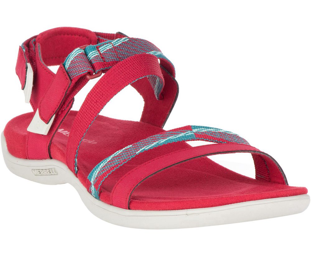 Merrell Sandaler Dame - District Mendi Backstrap - Rød - PLS571942